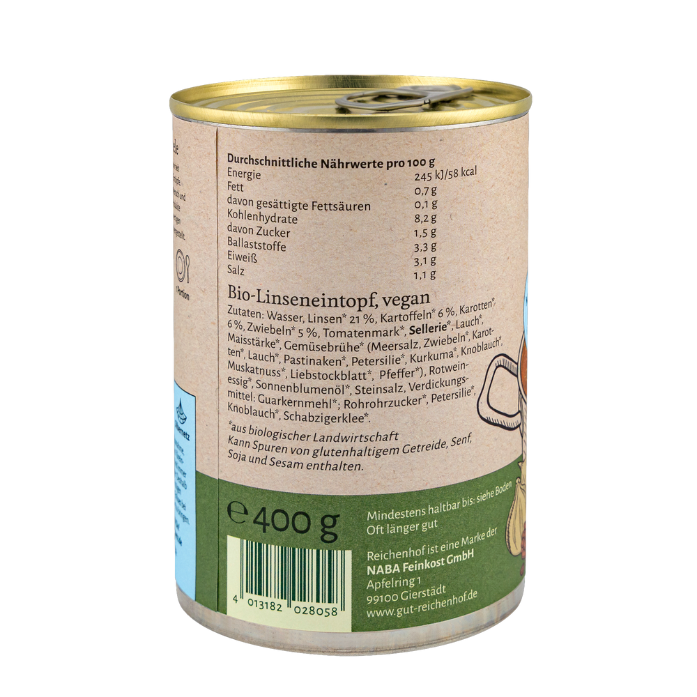 Bio Linseneintopf