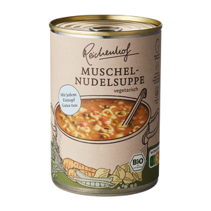 Bio Muschelnudelsuppe